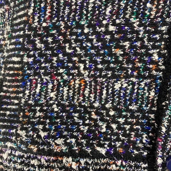 Vtg 80s 90s button front cardigan sweater 2X - Picture 4 of 8